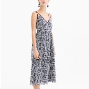 👗 J Crew Double Strap Eyelet Midi NWT